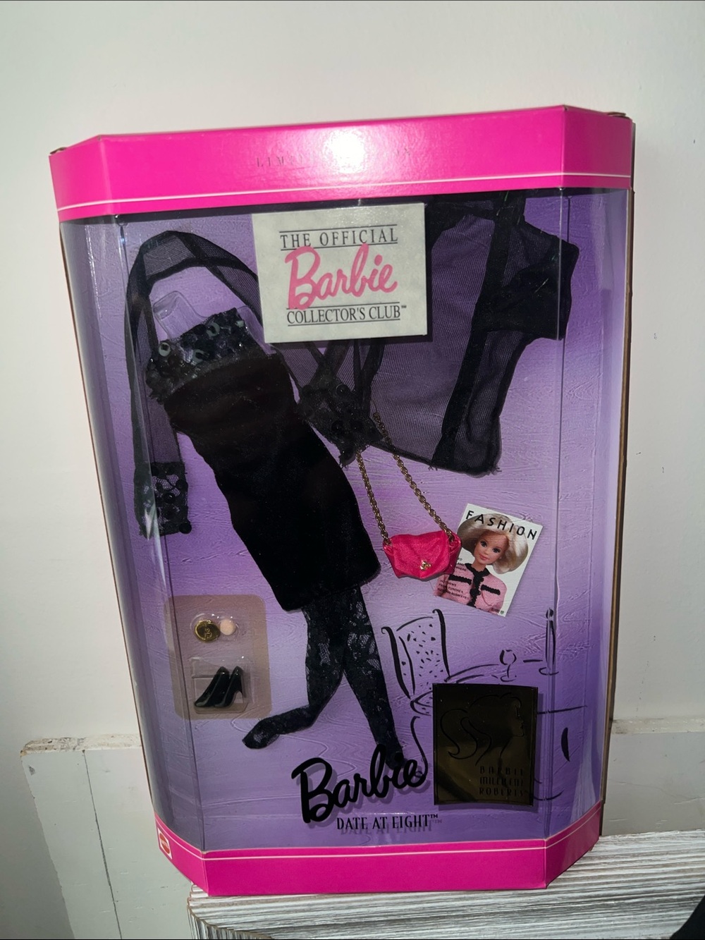 1996 Official Barbie Collector’s Club Barbie Date at Eight outfit